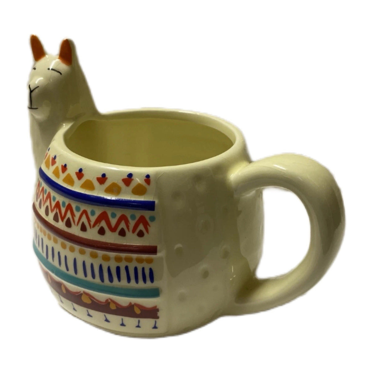 Modern Gourmet Foods Llama Alpaca 3D Ceramic Coffee Mug Cup 16oz