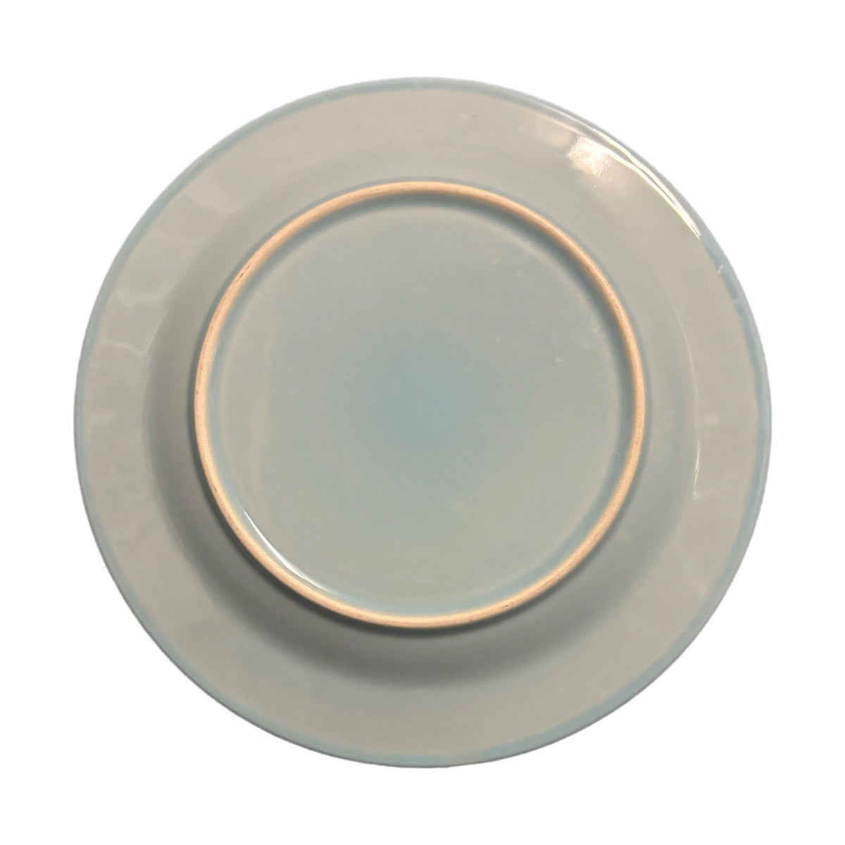 Thomson Pottery CAPE CODE 4-Salad Plates Blue Embossed Seashells Dessert Dishes