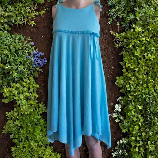 I.N.Girl Stunning Light Blue Flowy Midi Dress Size 16
