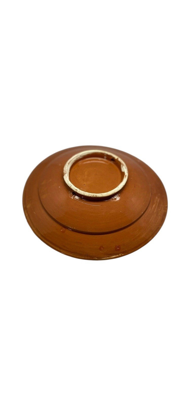 Moroccan Terracotta Pasta Bowl 10 1/4” Hand Painted Safi Pottery Orange