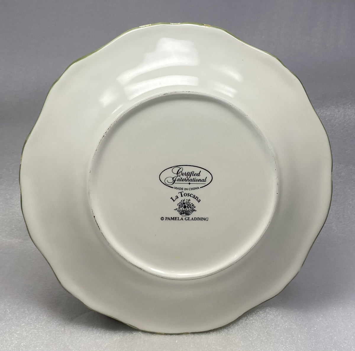 Certified Intl. La Toscana Salad Dessert Plate 8.5” Pamela Gladding GRAPE