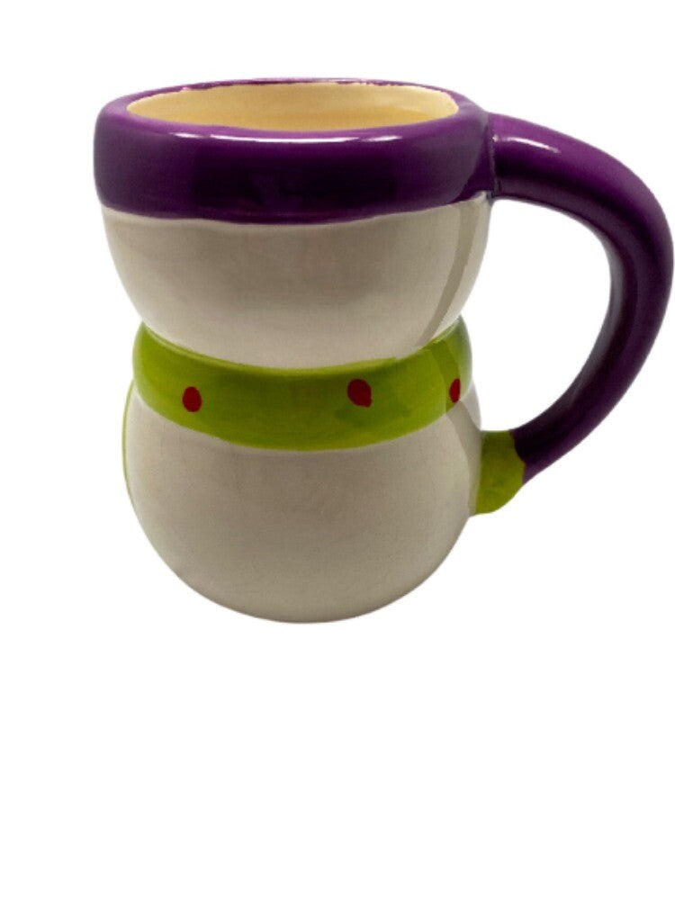 BAY ISLAND Snowman Ceramic Coffee Mug / Cup