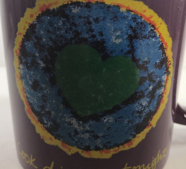 Penzeys Spices Ceramic Coffee Mug /Cup "Heal the World" "Cook Dinner Tonight" 