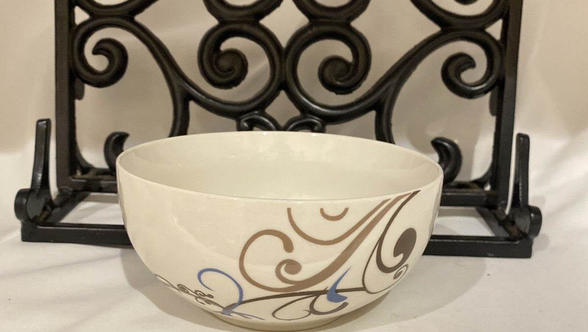 Coventry CHOCO SCROLL 1-Soup Cereal Bowl Fine China Porcelain  (PTS) Int'l.