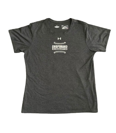 Champions T-SHIRT Fast Picth Academy by Under Armour Gray Top LG.