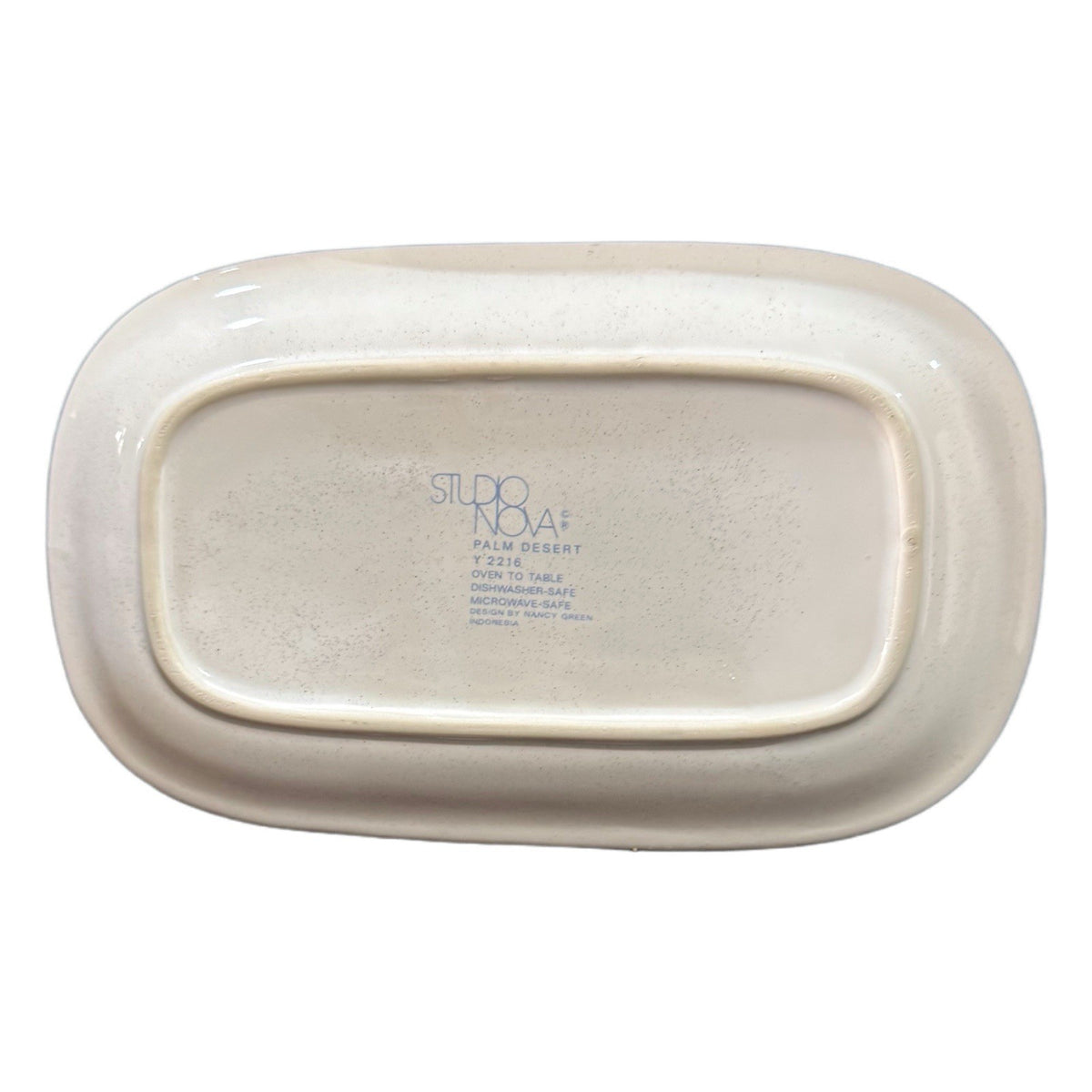 Studio Nova Y2216 Butter Dish Set Colorful Palm Desert by Nancy Green