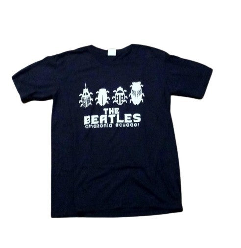 The Beatles T-Shirt By Amaya Blue white Crew Neck Short Sleeves