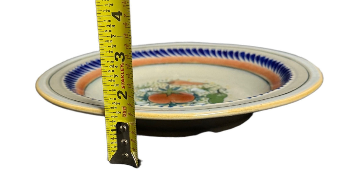 Vintage Set of 4 Erandi Tonala Mexico Hand-Painted Bowls Toscana 10 1/8”D