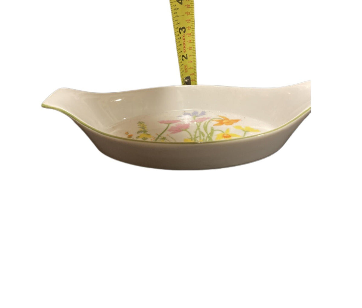 Seymour Manning DAY LILY Set of 4 Baking Dishes Au Gratin Fine China Floral
