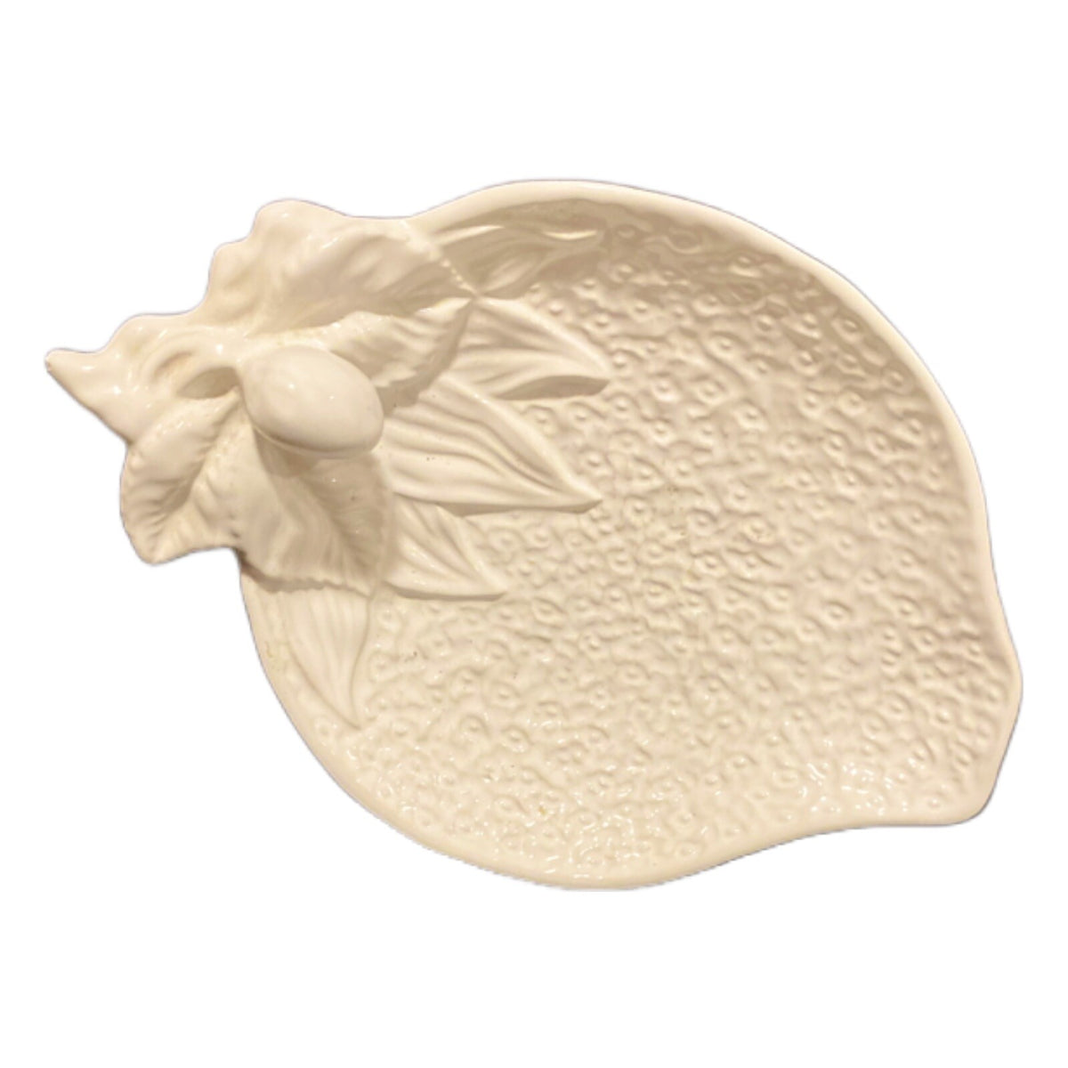 BORDALLO PINHEIRO Portugal Dish White Strawberry Shaped Olive Candy Chocolate