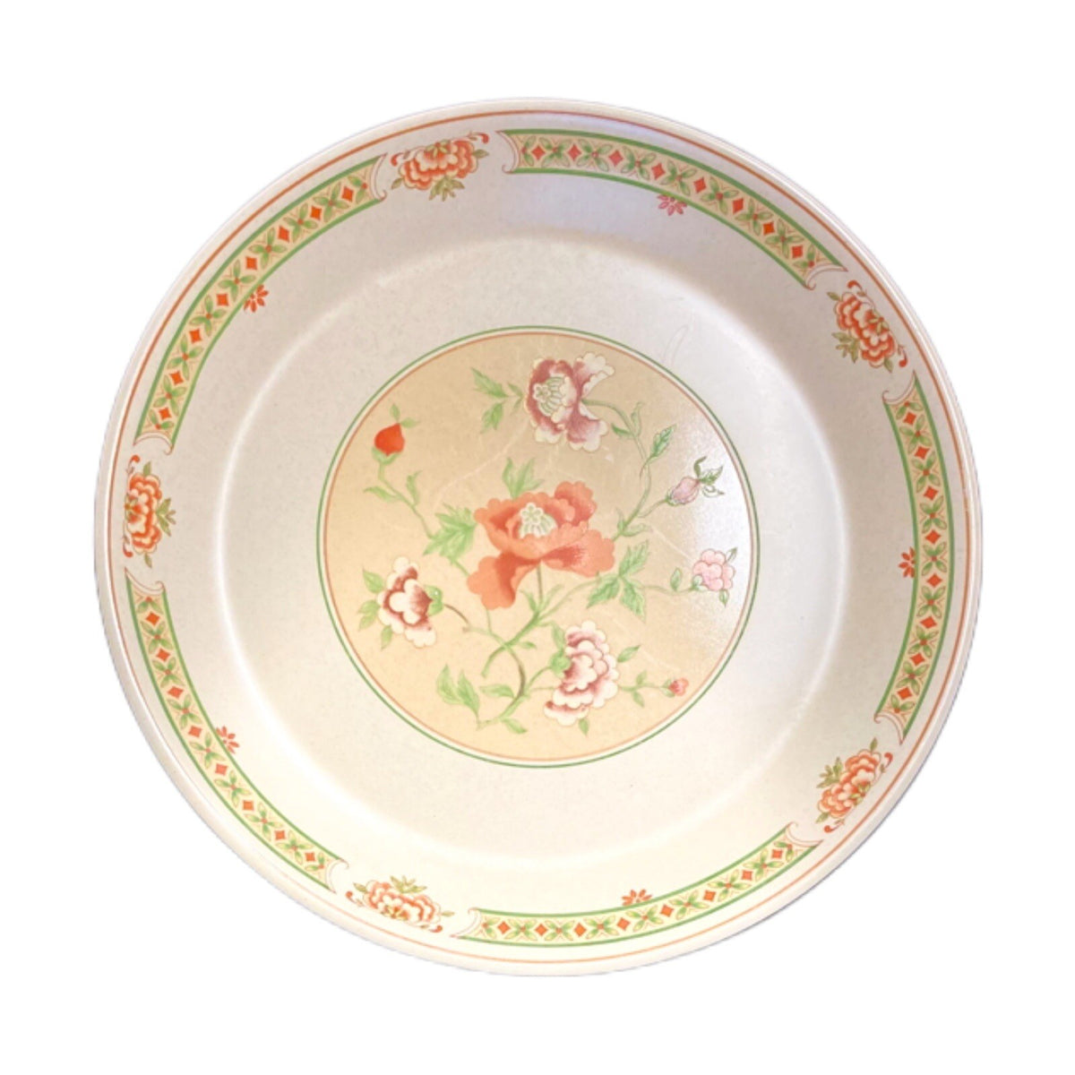 Lenox Coral Blossoms Set Of 5-Dinner Plates Temper Ware Freezer to Oven to Table
