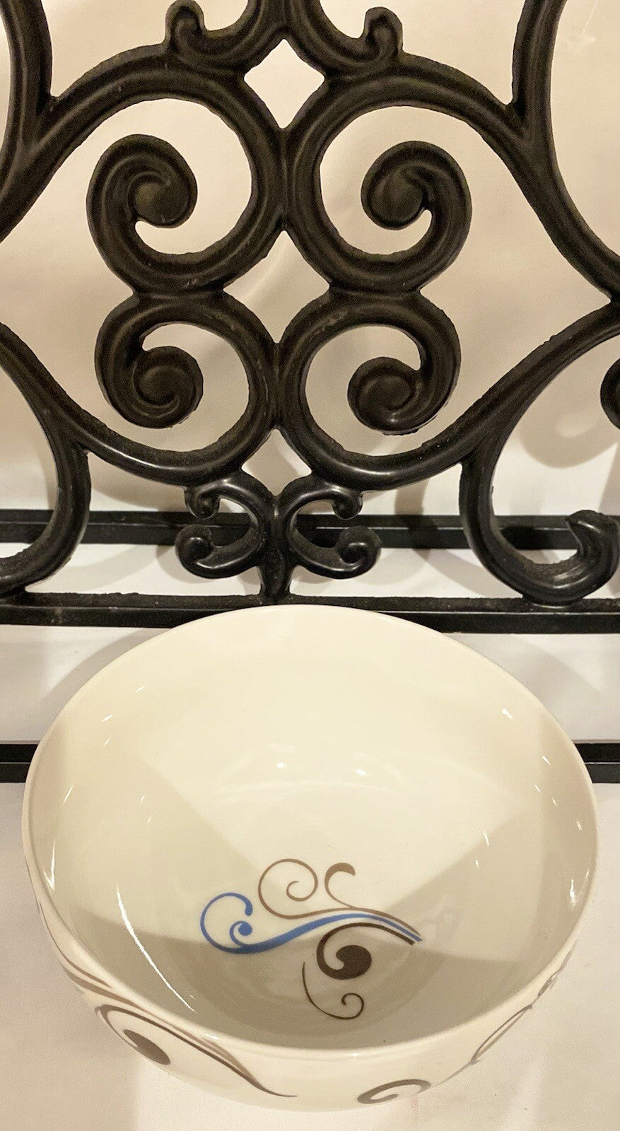 Coventry CHOCO SCROLL 1-Soup Cereal Bowl Fine China Porcelain  (PTS) Int'l.