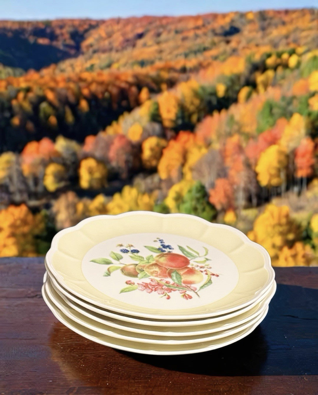 Lenox Orchard In Bloom Peach Blossom 11” Plates Set of 5 – Catherine McClung