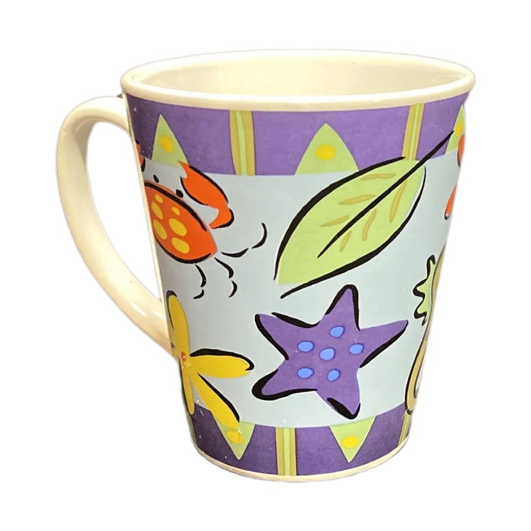 Rare Riviera Van Beers Ceramic Coffee Mug IN THE SEA Signature Housewares Cup