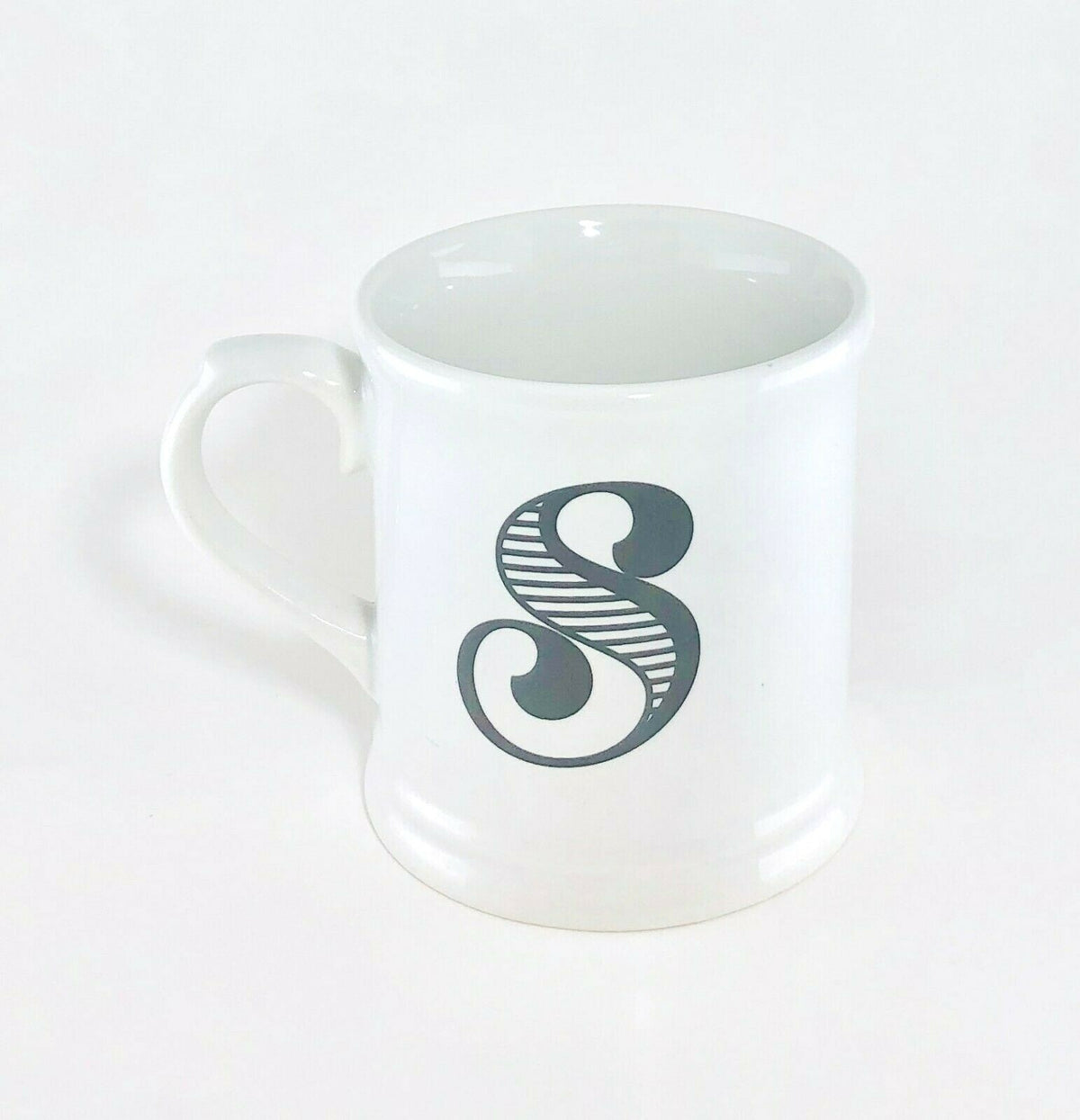 Holiday Home Monogram Ceramic Coffee Mug Personalized Name Letter Initial Cup 