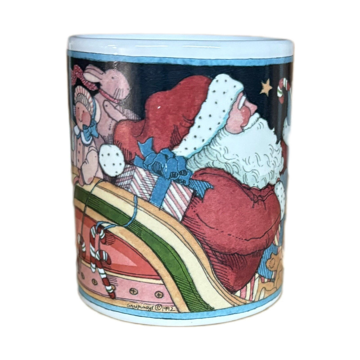 Vintage Susan Winget 2-Mugs Christmas Certified Int’l Ceramic Coffee Tea Cups