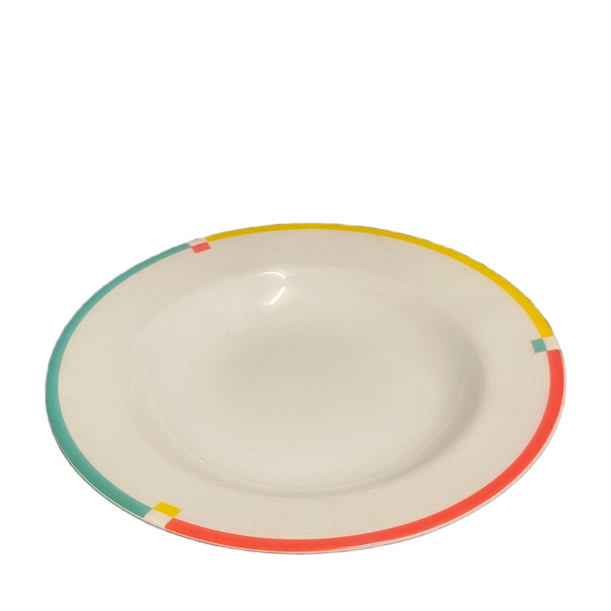 Mikasa COLOR CHART 7 Rim Soup Bowls Fine China #L5547 Pasta Dish Japan Porcelain