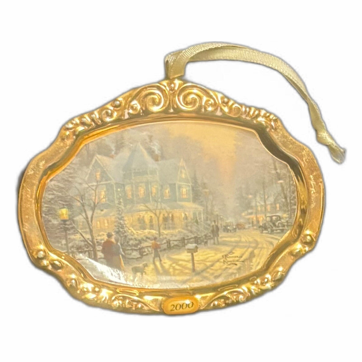 Thomas Kinkade A Holiday Gathering Hallmark Keepsake 2000 Painter of Light