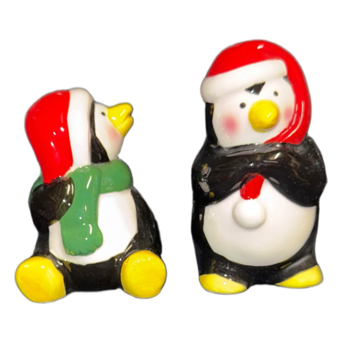 Pfaltzgraff Penguin Pals Christmas Salt & Pepper Shakers Set Boxed