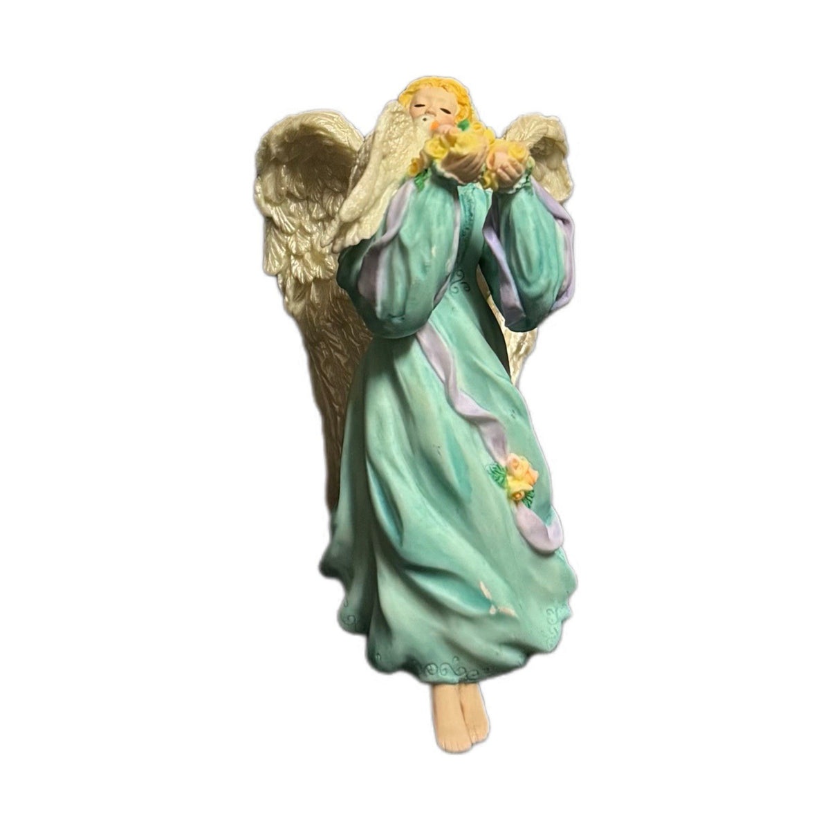 1999 Hallmark Keepsake Angel World of Wishes Ornament Inspirational
