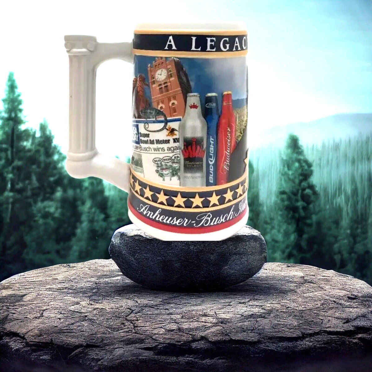BUSCH Family Series 2007 Stein State Convention HandCrafted for Anheuser Busch
