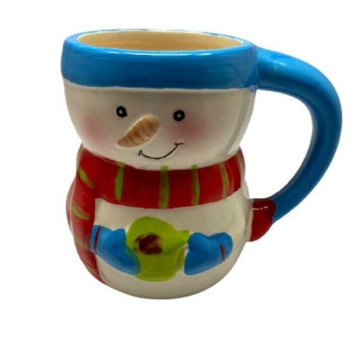 BAY ISLAND Snowman Ceramic Coffee Mug / Cup