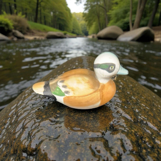 Royal Crown Hand-Painted Porcelain Mallard Duck Figurine (Vintage)