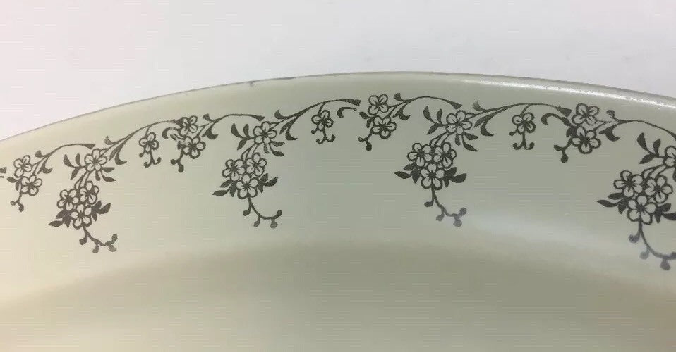 Vintage Homer Laughlin 58 Piece JADE SILVER China H33N8 Silver Flowers