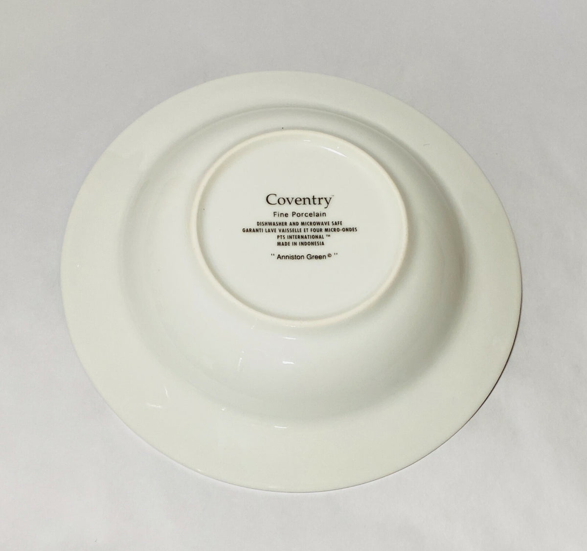 Coventry "Anniston Green" Dinnerware Collection Fine Porcelain PTS International