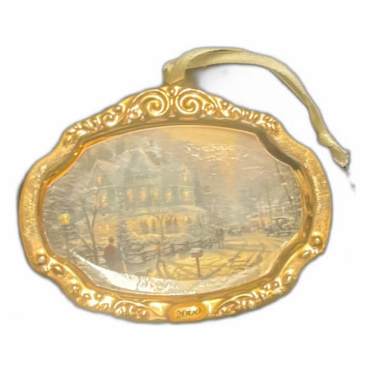 Thomas Kinkade A Holiday Gathering Hallmark Keepsake 2000 Painter of Light