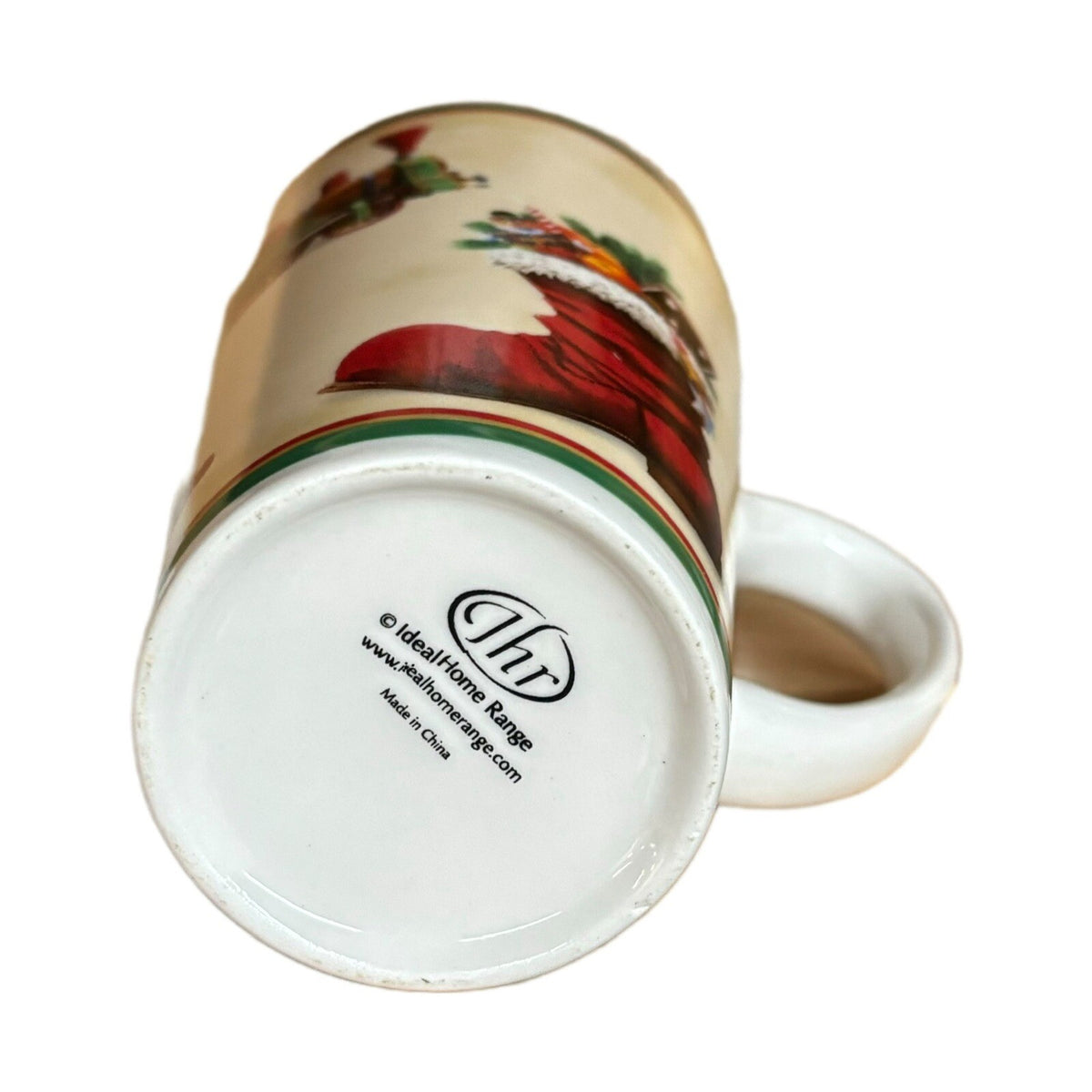 IHR Christmas Latte Mug IDEAL HOME RANGE Winter Coffee Tea Holiday Tall Cup