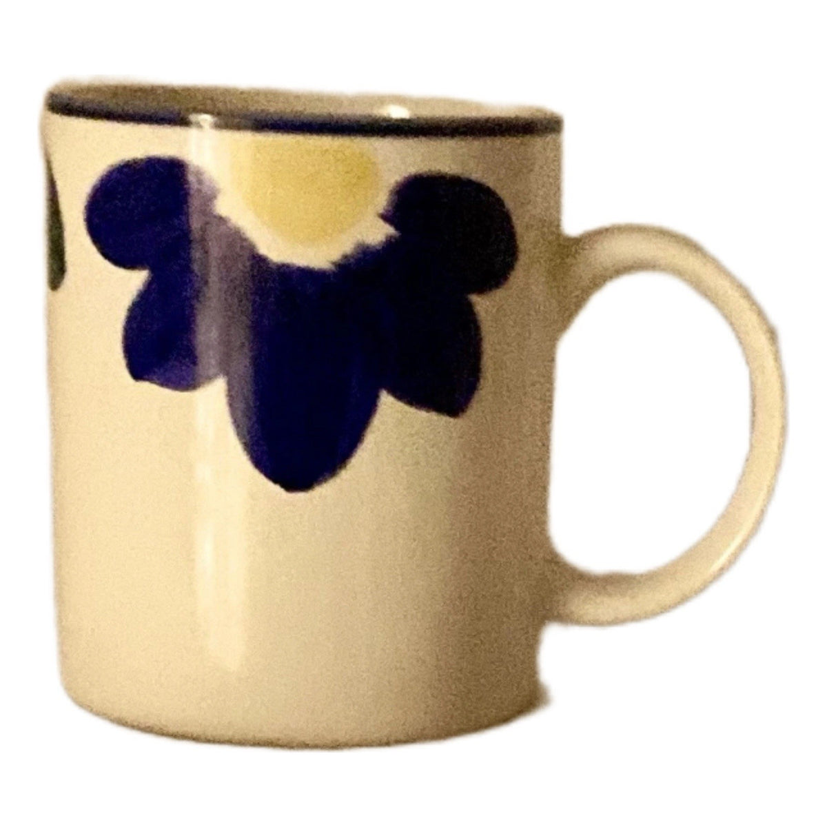 Set of 3 International Tableworks Blue Napoli Mug Stoneware Coffee Cups 153
