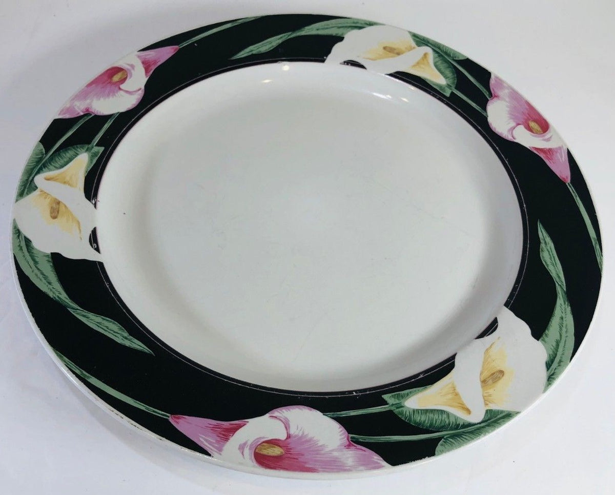 Tienshan Stoneware "CALLA LILIES" Oven to Table Dinnerware Collection # 2232