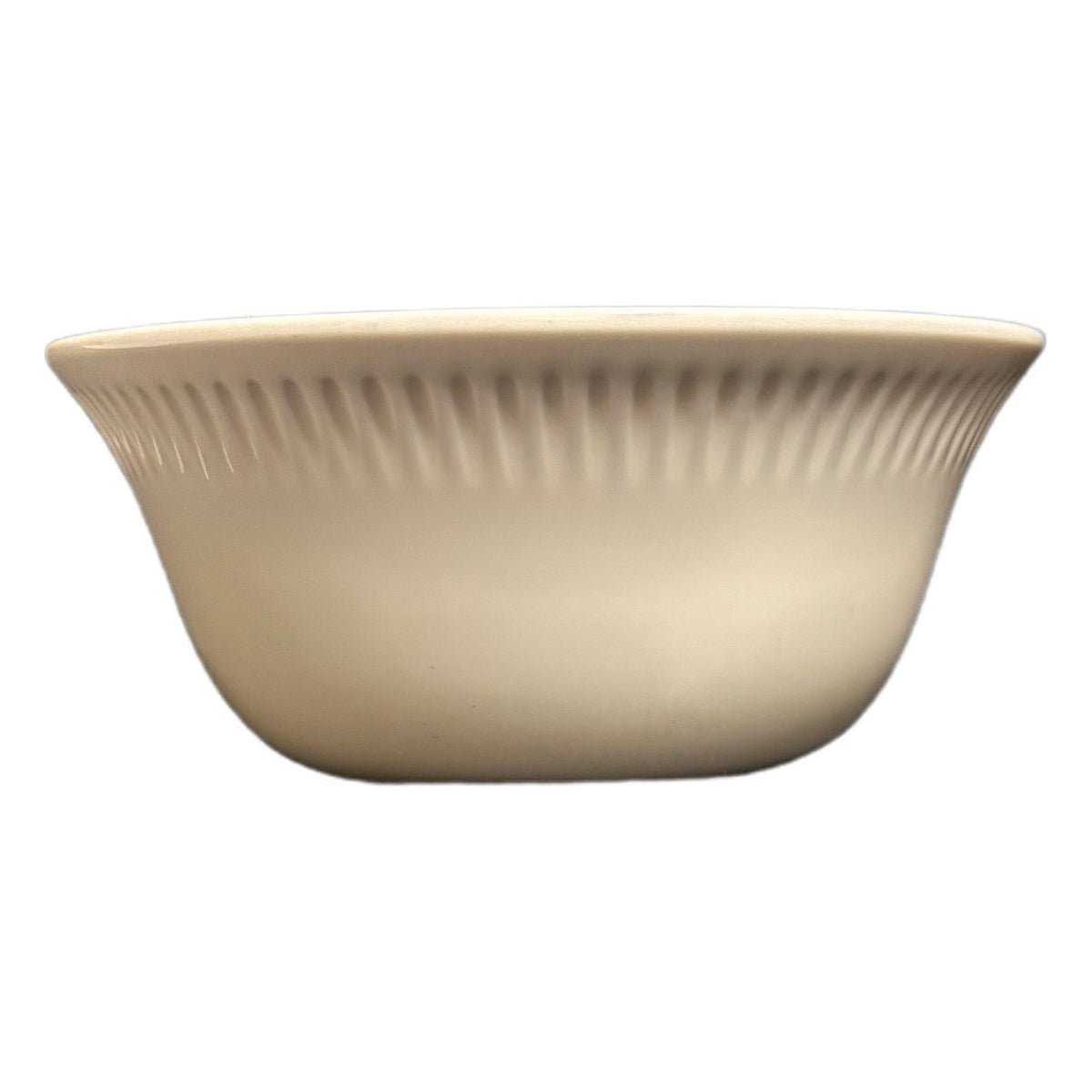 Lenox Profile Ivory Bowls Set of 3 Ribbed Rim Porcelain 6.5” USA Elegant