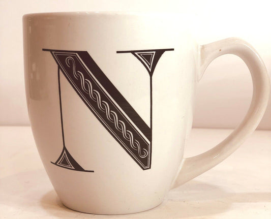 Zrike Brands R2 Monogram Mug/Cup Personalized Name Letter Initial Collection