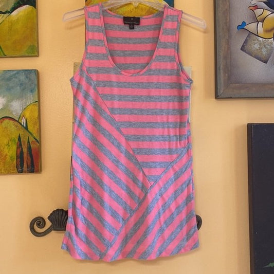 Fenn Wright Manson Pink Gray Sleeveless Top S