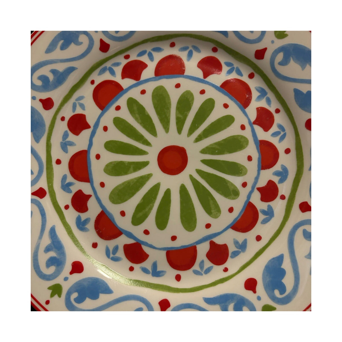 Dover & York 2- Dinner Plates Mediterranean Style Vintage Ceramic Dinnerware