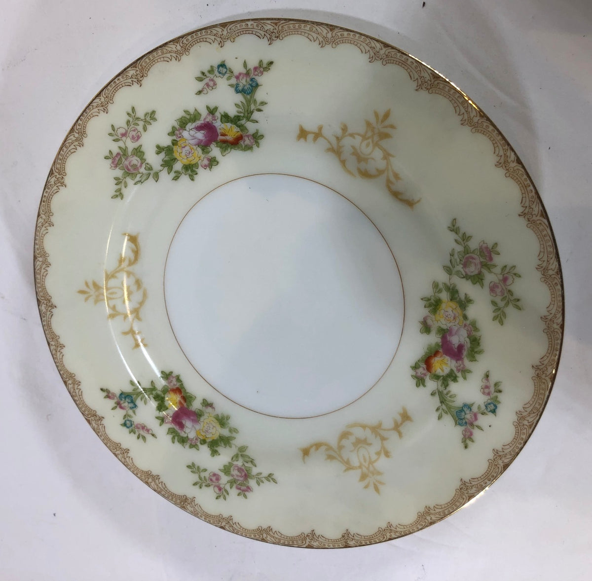 Vintage MEITO China Flora Hand-Painted Japan Dinnerware Collection