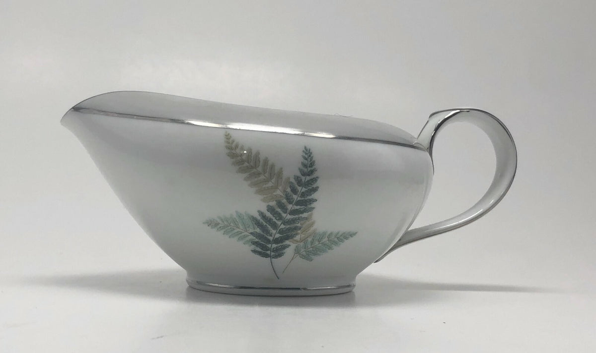 Vintage China Noritake "FERNWOOD" Japan Dinnerware Collection 5444 Platinum Band