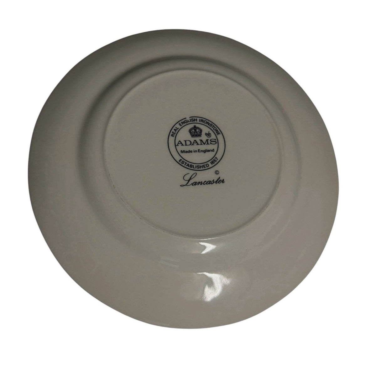 Vintage Adam Lancaster Ironstone 6 1/8 in Bread Dessert Plates Set Of 7 England
