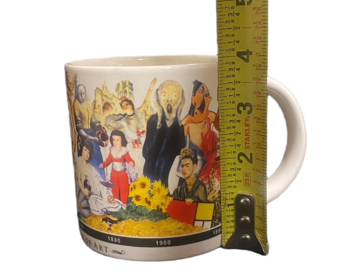 Unemployed Philosophers Mug BRIEF HISTORY OF ART Coffee Tea Cup 16oz Guild 2014