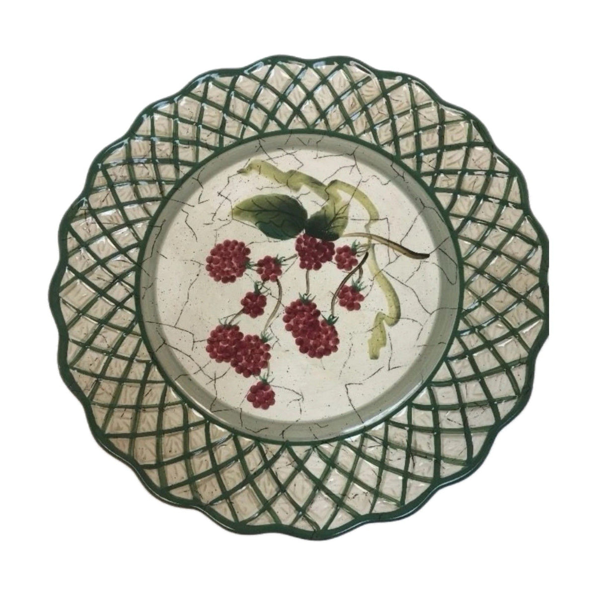 Certified Intl Raymond Waites Cornucopia Fruit Plates Set of 3, 8 3/8”