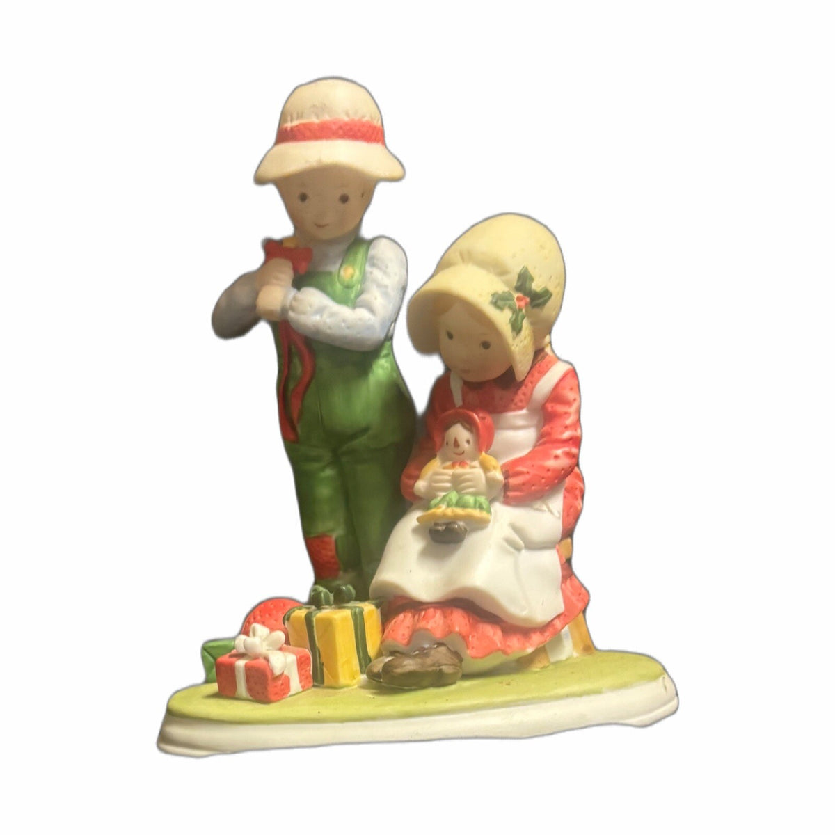 Holly Hobbie Designer Collection Christmas Keepsake Statue Missing Instrument