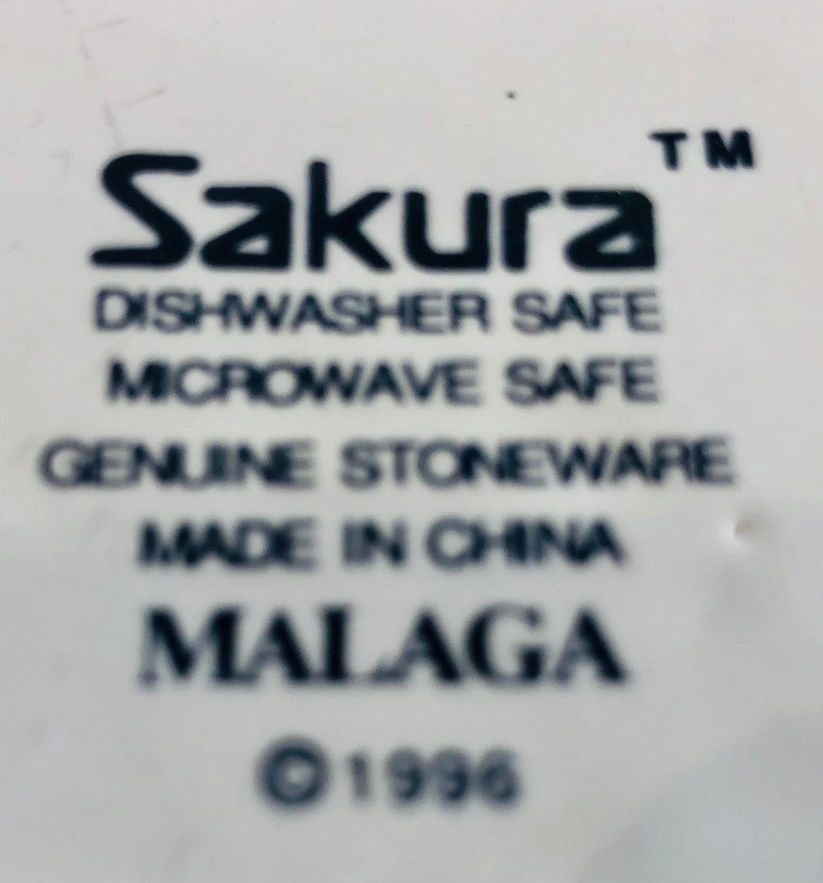 Sakura "MALAGA"  Dinnerware Collection Stoneware FURIO and Sue Zipkin
