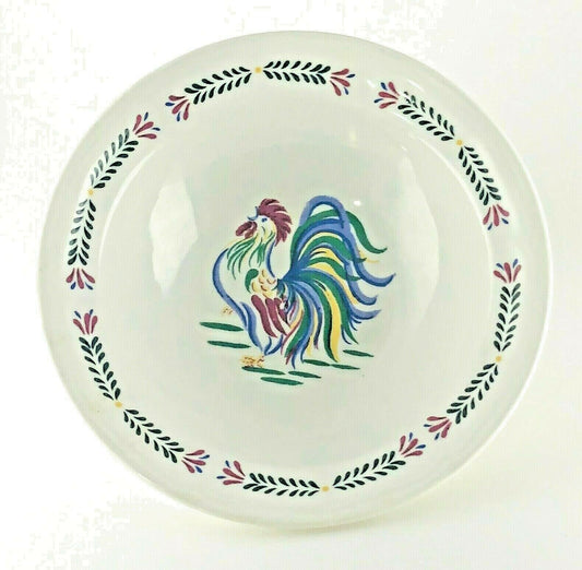 Vintage SUNRISE ROOSTER by Century Stoneware Oven Freezer Safe Laurel Trim