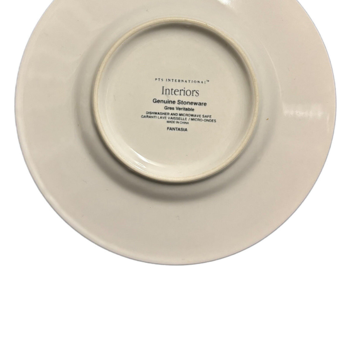 PTS International FANTASIA 2 Cups 2 Saucers Stoneware Coffee Tea