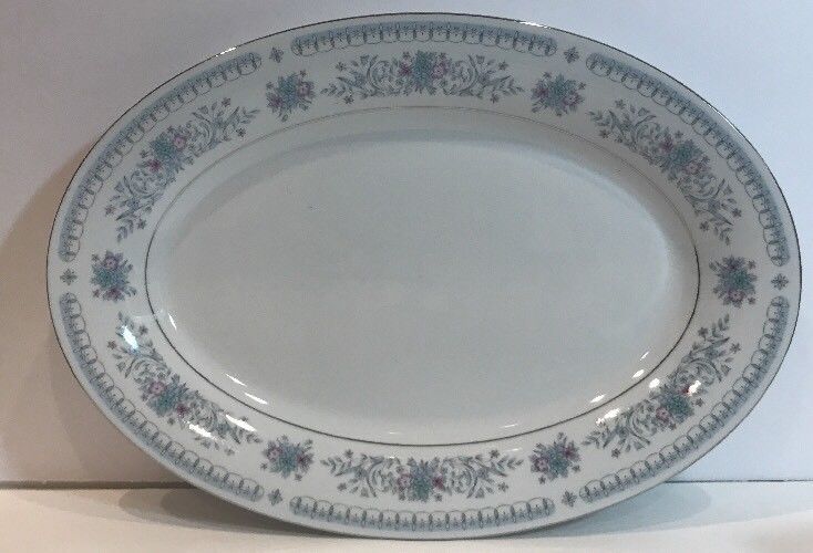Crown Ming HARMONY Jian Shiang  Fine China Yellow Blue Purple Floral Dinnerware