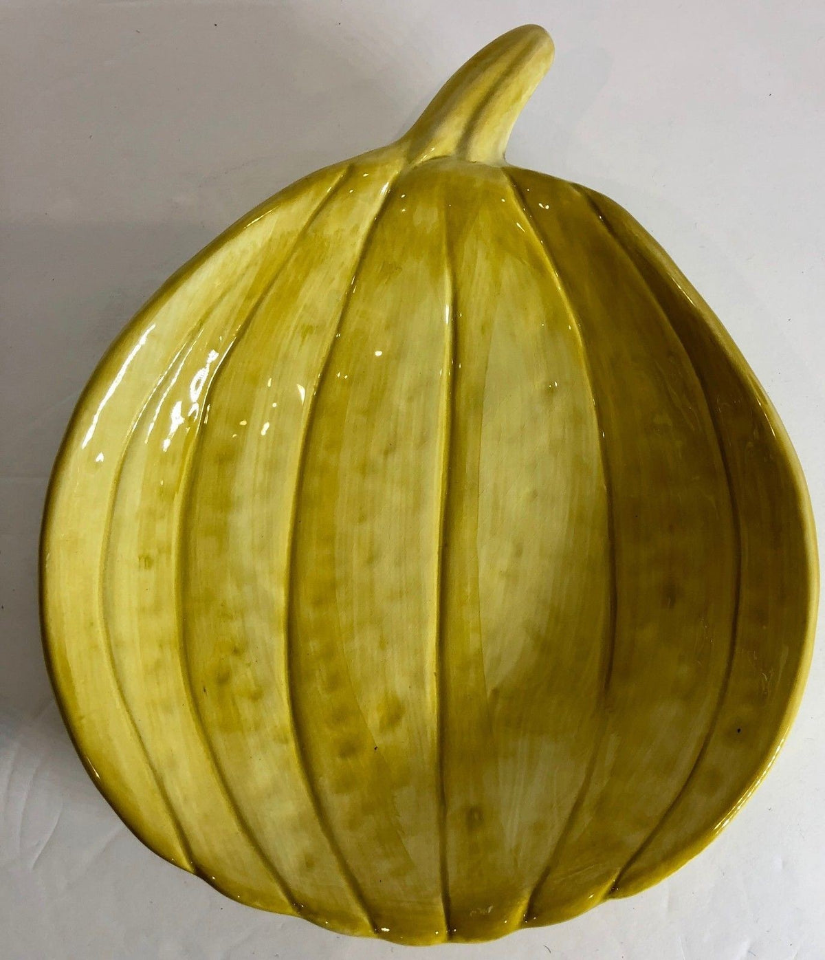 "Harvest Collection" Pumpkin Shape Deep Plate/Bowl Style-Eyes by Baum Bros