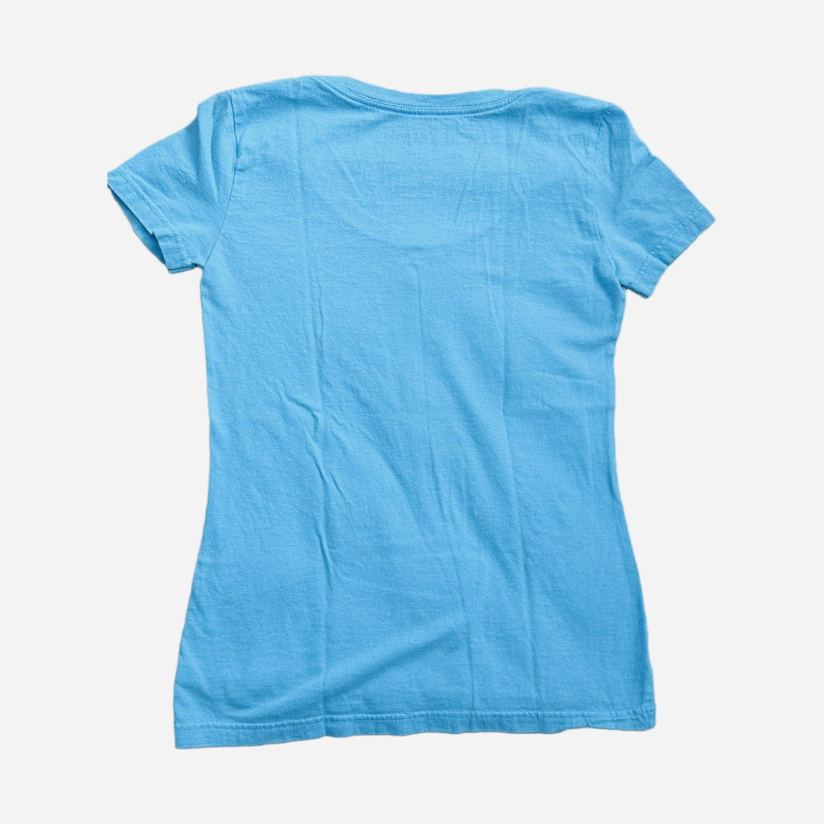 Disney Store Tinkerbell XS Girls Blue Organic Cotton T-Shirt Believe in Magic