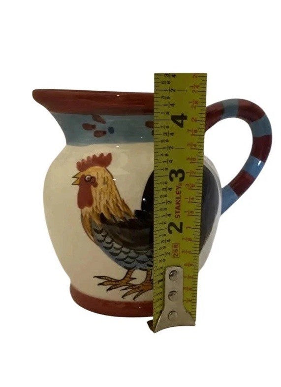 Seymour Mann Rooster Creamer Milk Pitcher Carnaby Collection